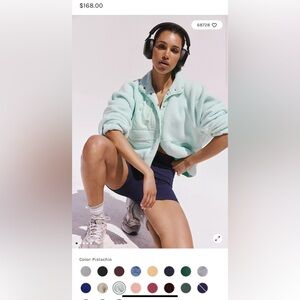 FP Movement Hit the Slopes Jacket by Free People color Pistachio LIKE NEW